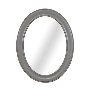 미랄데코 타원형 거울 (밀크모카)